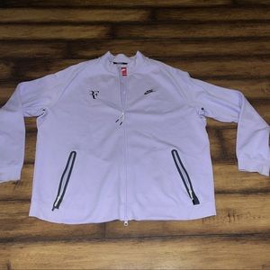 Federer Nike dri fit jacket light purple